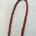 Maroon colour marble stone string size is 4mm for sale in very reasonable price.. 