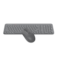 A4tech Fstyler FG3300 Air2 2.4G QuietKey 2-Zone Wireless Keyboard Mouse Combo - Silent Keyboard + Silent Mouse - Lift in Air Multimedia Mouse - 2000 DPI Adjustable - For PC, Laptop, Windows, Mac, Linux. Smart TV. 