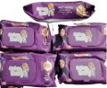 Galaxy Baby Wipes (5 Packs) (70 Wet Sheets Each). 