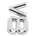 3X 7.5x3.5cm Auto car V8 stickers 3D Chrome Sticker Badge Emblem. 