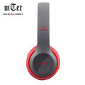 mTec Wireless Headphones P47 Bluetooth Fold-able Headset with Stereo Earphones Red. 