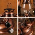 Outdoor Oil Lamp, Burning Lantern Lamps/Hanging Emergency Camp Disaster Prevention Lighting,for Home Tent Black. 