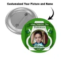 14 august badges Customized your picture and name BADGE Independence Day 14 August Badges Customize Your Picture-Pakistan Day-Azaadi Din-. 