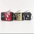 Portable radio YG -519urt 4 band AM/FM/SW/sw2/ SD card USB TFT rechargable radio. 