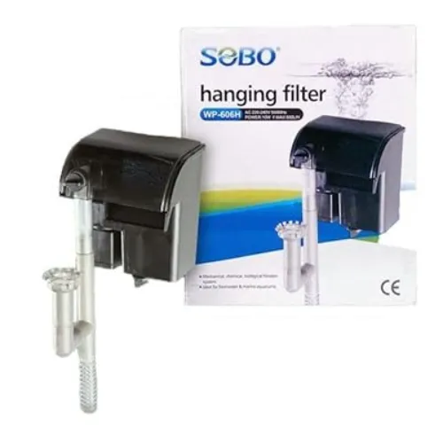 SOBO%20WP-606H%20Hang-on-Back%20Aquarium%20Filter%20%E2%80%93%20Quiet%20HOB%20Filter%20for%201.5%20to%202%20Feet%20Tank%20%E2%80%93%20Adjustable%20Flow%20%E2%80%93%20400L/h%20%E2%80%93%208W%20%E2%80%93%20Filter%20Media%20Included%20-%20Image%205