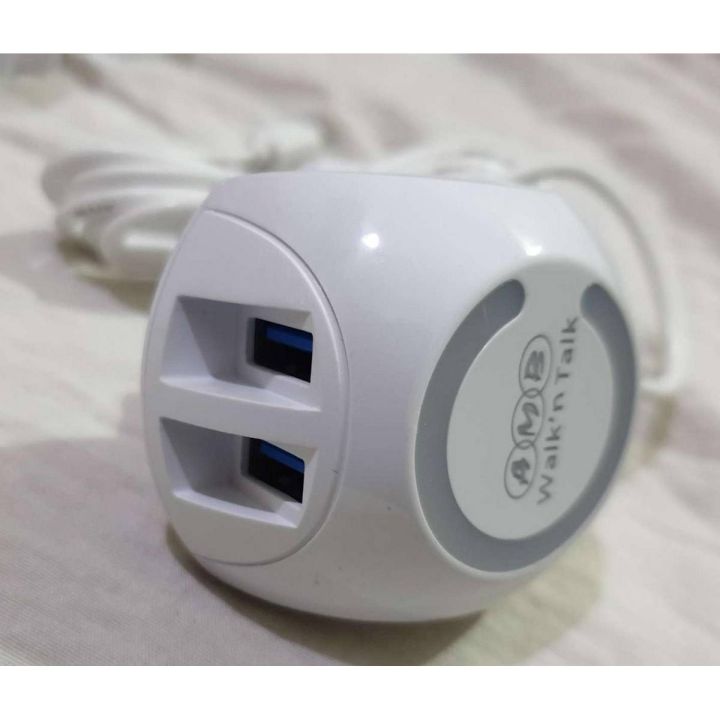 Amb نیا باس 2 usb چارجر ماڈل NM-14