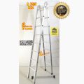 Almunium Folding Seeri 8 Feet Double Side 2 in 1 Foldable Ladder. 