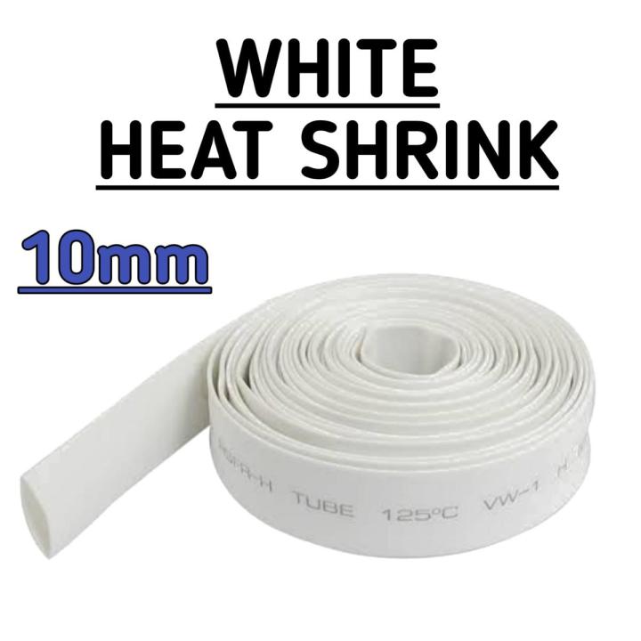 10mm white heat shrink tube sleeve ,  Wire Wrap Cable Sleeve , best quality