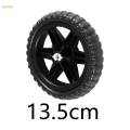 2x Flat Tire Cart Accessories Hole Shaft 0.8cm Wheelbarrow Tire. 