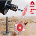 Portable 40mm Diamond Cutting Disc 6mm Shank Durable Circular Thread Cutting Disc Circular Saw Blades For Wood Metal Stone Granite Marble. 