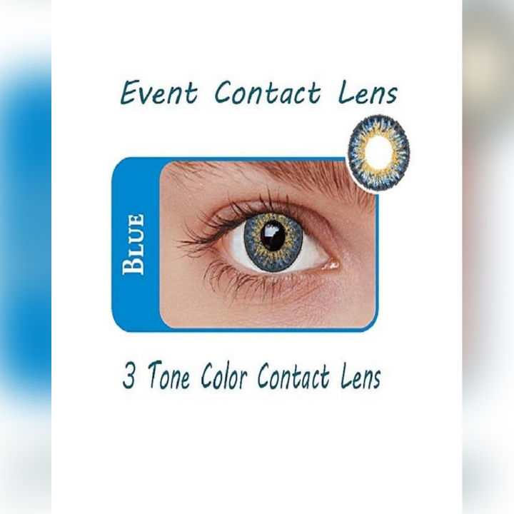 Event 3 Tone Contact Lenses Eye Wear Blue