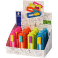 STAEDTLER Eraser 525 PS2 Retractable Push-Pull Vibrant Contrast Series Wipe Pencil Drawing Clean No Clutter Cute Stationery. 