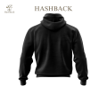 HashBack Plain Zipper Hoodie for Men & women. 