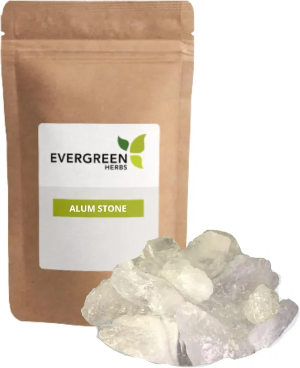 Piedra Alumbre Alum Stone 250gm . - Phitkari Crystal Stone of Alumbre, Piedre Alum, Alum Rock, Fitkari - Resealable Stand Up Pouch to Ensure Freshness!