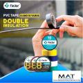Factor Electrical Insulation PVC tape, Length: 8 yard, Available in 3 Colors: White, Black and Red. 