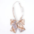 Feminine Plaid Bowtie Casual Bow tie For Women Uniform Collar Butterf Bowknot Adult Check Bow Ties Cravats Girl Students Bowties. 