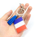 World Flag Football Acrylic Tassel Keychain Brazil Italy France Keyring Soccer Lover Bag Pendant Collection Jewelry Accessories. 