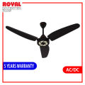 ROYAL Ceiling Fan AC/DC Passion Model 56 Inch - Inverter Fan Energy Saver With Remote Control. 