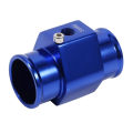 36mm Blue Water Temperature Joint Pipe Temp Sensor Gauge Radiator Hose Adapter. 