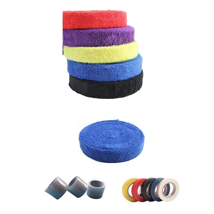 1%20Pack%2065cm%20Towel%20Glue%20Grip%20Badminton%20Tennis%20Racket%20Overgrips%20Non-Slip%20Sweat%20Band%20Grip%20TapePa%20-%20Image%205