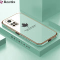 Jizetin (Free Lanyard) for Xiaomi Mi 10T / 10T Back Cover Luxury 6D Plating Soft Silicone Phone Case Maple leaf New design Case. 