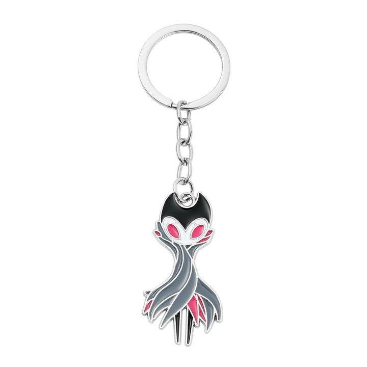 Hollow Knight Porte-clés Grimm Troupe Master - 2 Pièces Métal - Figurine Jeux Vidéo - Cadeau Fan Fan Art Hollow Knight