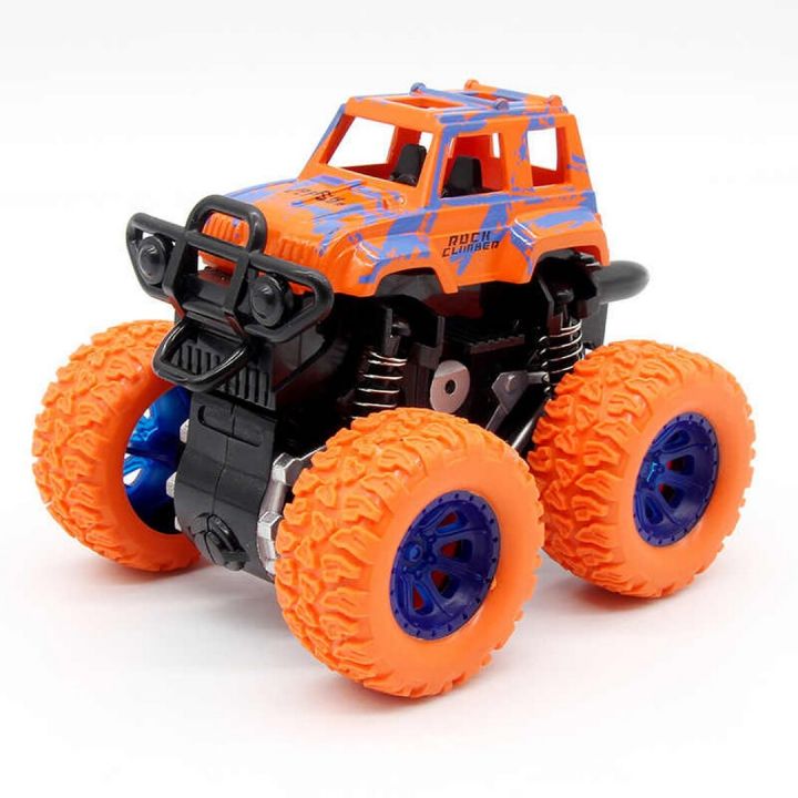 Monster Truck Toys Friction Powered Toy Cars Push And Go Vehicles For Kids