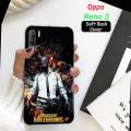 Oppo Reno 3 Mobile Back Cover - PUBG Soft Case Cover. 
