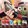 Portable Kitchen Salt Pepper Mill Grinder Bottle Seasoning Jar Holder Container. 
