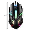 professional Ergonomic RGB wired Mouse Gaming optical Mice 1600DPI USB 2.0 head - High quality material. 
