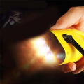 1 PCS Hand Crank Solar Powered Flashlight, Emergency Rechargeable LED Flashlight, Survival Flashlight, Torch for Outdoor Sports,A. 