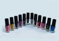 Pack Of 12 Peel off Nail Polish (Multi Colors). 