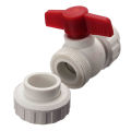 Red Tools DIY Rotary Knob Plastic PPR Stop Tap Valve for Water Pipe Hole Stop Water Mdpe 32mm. 