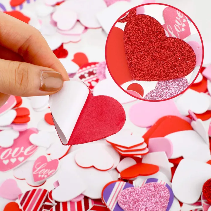 Colorful%20Self%20Adhesive%20Heart%20Shape%20Foam%20Glitter%20Stickers%20(Pack%20of%2075)%20-%20Fomic%20Glitter%20Sheet%20Hearts%20Stickers%20%7C%20Glitter%20Hearts%20for%20Decoration%20-%20Image%204