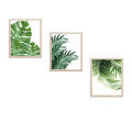 8x10 Minimalist Frame 3 Tropical Leaf Theme Set Photo Wall Decoration Photo Frame Wall Hanging Home Decoration Picture Gallery for Living Room Bedroom Study Room. 