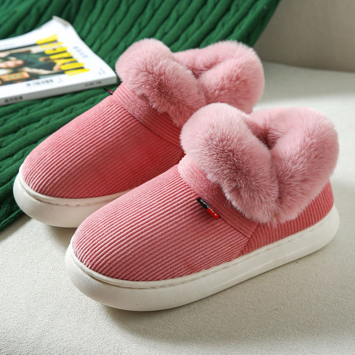 Plush%20Cotton%20Shoes%20for%20Men%20and%20Women%20Winter%20Warm%20Fleece-Lined%20Thickened%20Home%20Non-Slip%20Confinement%20Ankle%20Wrap%20Cotton%20Slippers%20Indoor%20Home%20-%20Image%206