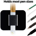 Self-Adhesive Pen Holders, Pen Holder for Notebook, and Pencil Elastic Sleeves Designed Specifically 4 Packs Orange. 