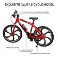 Topsky Mini Finger Mountain Bike，Extreme Sports Bicycle Model Metal Simulation Bike Toys，Cool Boy Creative Game Toy Set Collections，Decoration Crafts for Home. 