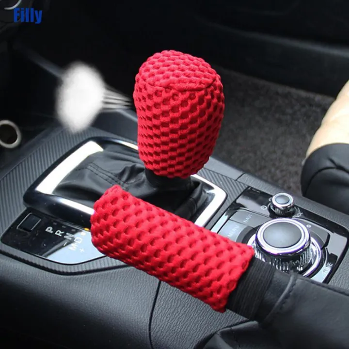 3Pcs/Sets%20Breathable%20Soft%20Car%20Steering%20Wheel%20Cover%20Hand%20Brake%20Stop%20Lever%20-%20Image%205