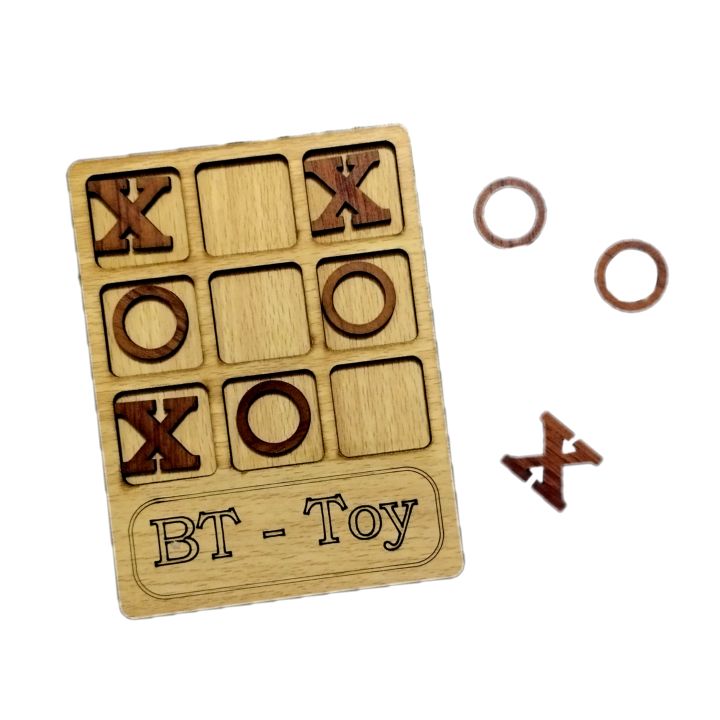 Tic%20Tac%20Toe%20Noughts%20and%20Crosses%20Wooden%20Tabletop%20Board%20Game%20Family%20Game%20for%20Kids%20and%20Adults%20Brain%20Teaser%20Puzzle%20-%20Image%203