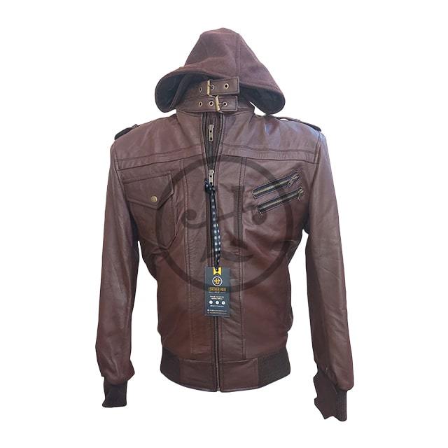 Brown%20Leather%20Bomber%20Style%20Leather%20Jacket%20with%20Hoodie%20baseball%20Jacket%20For%20Men%20-%20Image%203