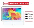 SAMSUNG GALAXY TAB 4 2014 - (10.1 INCHES) T530 / T531 / T535 Glass Screen Protector - Transparent. 