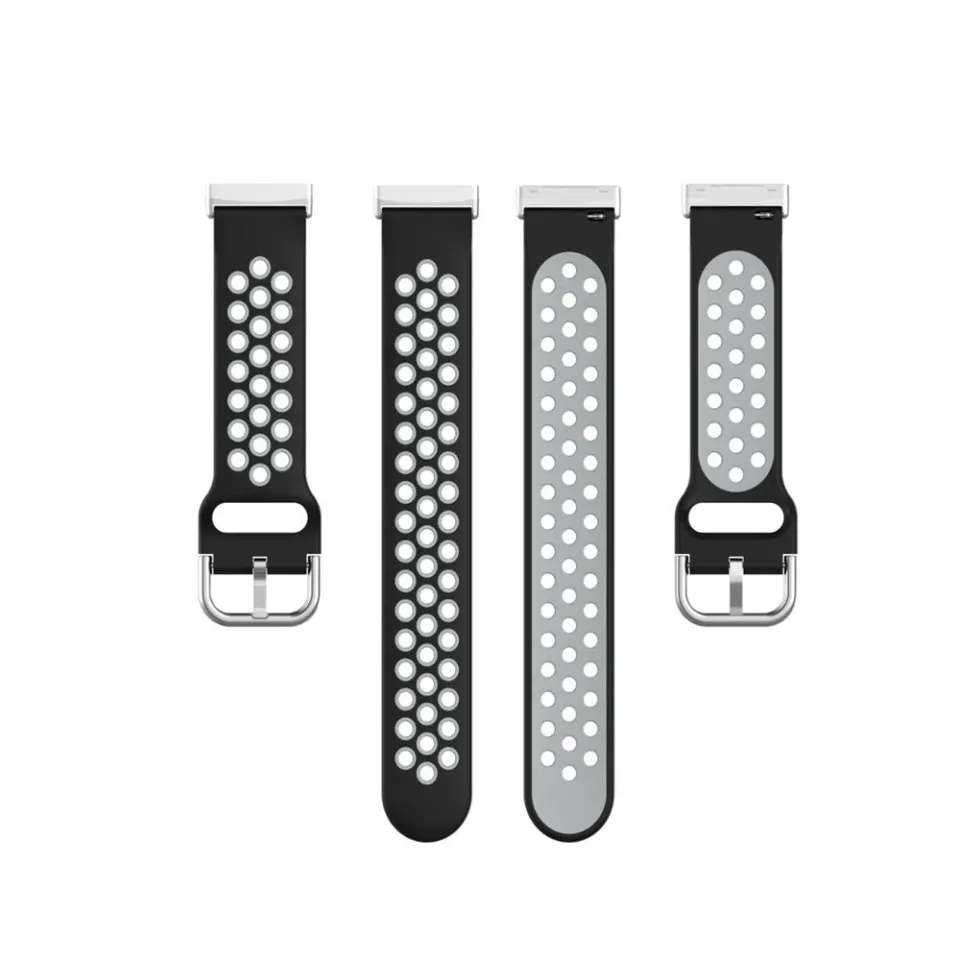 Sport Band Fitbit Versa White Strap Replacement Sport Silicone