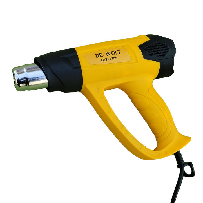 Imported Dewolt  1800 Watt Electric Heat Gun - Hot Air Gun With Variable Temperature ,2 Speed Settings
