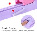Pro Nail Art DIY Pattern Printing Manicure Machine is a tool used for creating intricate nail art designs features a metal stamp stamper and nail tools for color drawing and polish application nail printer tool allows you to stamp patterns. 