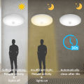 PIR Motion Sensor LED Ceiling Light 15W 20W 30W 40W Cold White Surface Mounted LED Ceiling Lamp Round Indoor Lighting Fixture for Kitchen Bedroom Corridor Yard Warehouse Outdoor. 