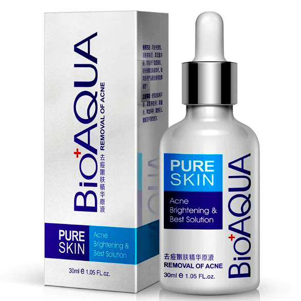 BIOAQUA Anti Acne Removal Pure Skin Facial Solution Serum 30ML