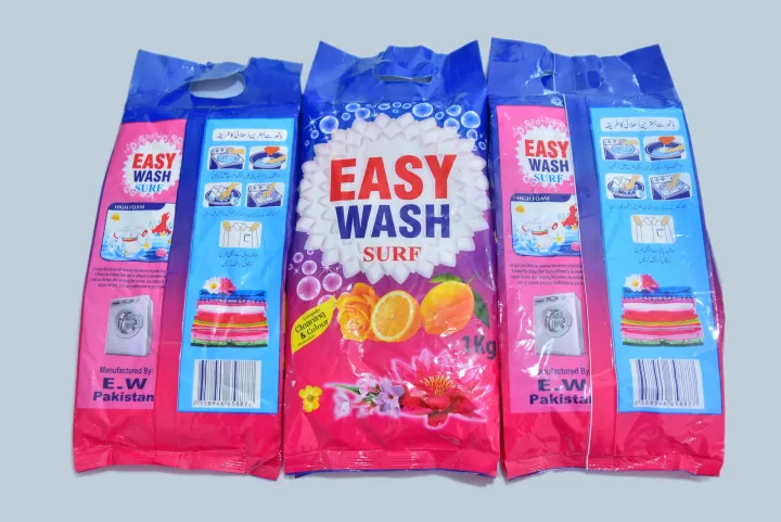 Top Wash Powder Easy surf washing powder 1kg Best Quality Performance with Strong ...