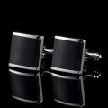 【LuckyBabyFans Store】Fashion Black Classic Cufflinks Button for Men Business Suit Shirts High Quality Cuff links Wedding. 