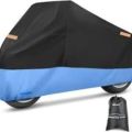 Full Size Scratch & Water Proof 70 / 125 cc Bike COVER Anti Scratch Waterproof & Dust Proof Top Parking Cover. 